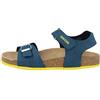 Geox J Ghita Boy B, Sandali Bambini e ragazzi, Verde/Nero (Military/Black), 35 EU