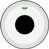 Remo Powerstroke 3 Black Dot 20, Clear, BassDrum Batter - Pelle del tamburo basso