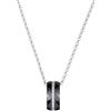 CERANITY 1-52/0002-N - Collana da Donna in Argento 925/1000, Ceramica e zircone, 4,51 g, 45 cm, Nero