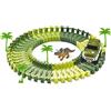 Amewi 100654 Magic Traxx - Mini Parco a Dinosauro, 54 Pezzi, in Cartone, Colore: Verde