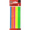 Fixo Notes | Strisce adesive per sottolineare | Colori neon | 160 strisce | 5 x 135 mm | plastica traslucida | riposizionabile | perfette per sottolineare e contrassegnare pagine di punti e