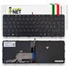 new net - Tastiera Compatibile con Notebook HP ProBook 11 G1 430 G3 440 G3 430 G4 640 G2 440 G4 640 G3 645 G2 645 G3 [Frame Nero - Retroilluminata - Italiana]