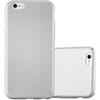 Cadorabo Custodia per Apple iPhone 6 / iPhone 6S in ARGENTO METALLO - Rigida Cover Protettiva Sottile con Bordo Protezione - Back Hard Case Ultra Slim Bumper Antiurto Guscio Plastica