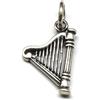 Drachensilber Ciondolo a forma di arpa, in argento 925, lunghezza con occhiello: 2,5 cm