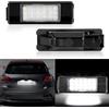 POPMOTORZ LED Luci Targa, 2 Pezzi Luce Targa a LED 2835 SMD con Canbus Sesign Senza Errori Bianco per Peugeot 106 1007 207 307 308 30008 Expert 406 407 508 Citroe-n Berlingo C2 C3 C4 C5 C6 C8