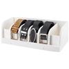 PH PandaHall Portaoggetti Da Cintura Organizer per Cintura A 6 Griglie Acrilico Organizer Cassetti per Cintura Bianco con Vetrina per Armadio Cassetto Espositore per Cintura Regali San Martino Natale