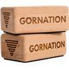 GORNATION Mattoni in Legno per Yoga e Calisthenics, Blocchi Antiscivolo per Migliorare Forza, Equilibrio e Flessibilità, in Legno di Faggio, Adatti a Tutti i Livelli - 1 Paio