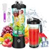 Rainpal Frullatore Portatile per Frullati e Smoothie, 600mL Frullatore Portatile Ricaricabile USB con Coperchio a Tazza, 6 lame, Frullatore Personale Senza fili, Tazza per Smoothie Senza BPA