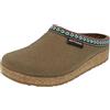 HAFLINGER Pantofole Unisex Adulto Grizzly Franzl 711001, Numero:44 EU, Colore:Verde