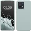 kwmobile Cover per Motorola Moto G84 5G Custodia - Back Case per Smartphone in Silicone TPU - Protezione Gommata - menta freddo