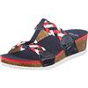 ara Norderney, Mocassino Donna, Blu Blu Bianco Rosso, 43 EU