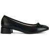 Geox Donna D Floretia A Ballet Flat, Nero, 35 EU