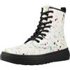 Geox J Phaolae Girl, Stivale alla Caviglia, Bianco/Multicolore, 31 EU