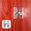 Pexintek Serratura Porta Scorrevole a 90/180 Gradi Piccola Retro Argento