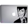 Artstickers - Adesivo per portatile da 11 e 13 Lupin Adesivo per MacBook Pro Air Mac Portatile Colore Nero Regalo Spilart Marca Registrato