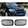 HZTWFC Anteriore Rene Griglia Singolo Stecca Nero Lucido Morden Stile Paraurti Anteriore Griglia Car Styling Griglia Sinistra Destra Per BMW E70 E71 X5 X6 2007-2013