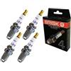 BRISK Extra DR15TC 1329 - Candele di accensione, 4 pezzi