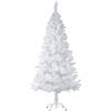 tectake® Albero di Natale Artificiale con Supporto, Aspetto naturale - ottimo per Natale Decorazioni Casa, Alberi Natale, con Base Albero di Natale, Christmas Tree - Bianco, 180 cm