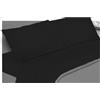 Passione per le tele Completo Letto Lenzuola Cotone Percalle, Lenzuola e 2 Federe da Letto, 100% Cotone Made In Italy, Biancheria da Letto Tinta Unita (matrimoniale, nero)