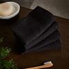 Catherine Lansfield Panno viso in cotone ad asciugatura rapida, confezione da 4 pezzi, colore: nero