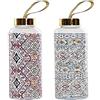 Home Decor Borraccia Dkd Home Decor Multicolore Mosaico Vetro di Borosilicato (2 pz)