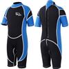 Yikayin Muta corta in neoprene per bambini, 2,5 mm, per ragazzi e ragazze, termicamente UV, chiusura lampo per corsi di nuoto, immersioni, surf, snorkeling