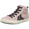 Geox J Kalispera Girl B, Scarpe da Ginnastica, Multicolore (Antique Rose Black), 30 EU