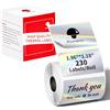 Phomemo M220 Holographic Silver Thermal Sticker Labels for M220 M250 | M221 M120 M150 M108 M110 M421 Adesivi Termici Stampabili Per Logo Fai Da Te Targhetta, 50x30 mm, 230 Etichette/Rotolo