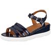 Geox D Pisa, Sandalo, Blu Navy, 39 EU