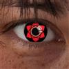 aricona Kontaktlinsen lenti a contatto aricona - Lenti a contatto Sharingan Uchiha Sasuke - Lenti a contatto colorate senza prescrizione medica per cosplay, carnevale, feste in maschera e costumi di Halloween, 2 pezzi
