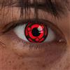 aricona Kontaktlinsen aricona - Lenti a contatto Sharingan Uchiha Madara - Lenti a contatto colorate senza prescrizione medica per cosplay, carnevale, feste in maschera e costumi di Halloween, 2 pezzi