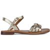 Geox D Sozy S B, Sandali Piatti Donna, Lt Gold, 39 EU