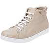 Andrea Conti Sneaker da Donna, Scarpe da Ginnastica, Grigio Argentato, 40 EU