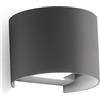 GEA LUCE S.R.L. HENK-R 2x10W 4000K antracite IP54 - GES876N