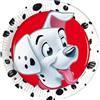 Procos 8 piatti piccoli 20 cm Carica dei 101 in cartoncino per feste Dalmata Disney