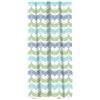 Sabichi Waves PEVA - Tenda da doccia in PEVA, 180 x 180 cm, motivo a onde, multicolore resistente alla muffa, facile da pulire, senza BPA, 12 ganci in plastica