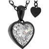 SERASAR Collana da Donna in Acciaio Chirurgico 316L Ragazza Gioielli Cuore Regali per Ragazze Giorno Delle Nozze Cerchio Collo Argento