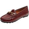 Geox D Kosmopolis + Grip, Moccasin Donna, Dk Burgundy, 36.5 EU