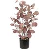 Flair Flower Pianta artificiale di eucalipto in vaso di eucalipto, pianta artificiale, albero decorativo, alberi di plastica, foglie di dollaro d'argento, decorazione per matrimonio, arbusto, cespuglio, pianta da