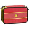 Scuola ASTUCCIO SCUOLA FERRARI COMPLETO 3 PIANI PIENO prodotto ufficiale + OMAGGIO Portachiave fischietto + Penna colorata