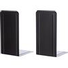 ALCO-Albert - Fermalibri in metallo nero, 2 pezzi | 14 x 24 x 13 cm, portaoggetti per libri, raccoglitori e riviste