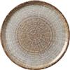 HENDI Piatto per pizza rotondo, piatto portapizza, porcellana, motivo: pietra naturale, adatto a microonde e lavastoviglie, ⌀310 mm, marrone/grigio