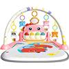 Eners Palestre per bambini Tappetini da gioco Tappetino per attività musicale Kick & Play Piano Baby Play Gym Tummy Time Tappetino imbottito per neonati neonati (rosso)