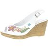 Andrea Conti Donna, Sandali con Tacco, Bianco, 41 EU