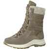 Tamaris Comfort Stivaletti da donna stringati foderati plateau con cerniera Calzata Comfort, Marrone (Taupe), 38 EU