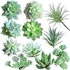 Dzxin Piantine Grasse Finte, 11 Pezzi Mini Piantine Grasse Piante Artificiali per Giardino Interno e Esterno Decorazione