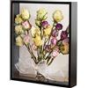 NatureMan Fiore essiccato in legno Photo Frame Fiore essiccato Display Stand Decorativo Floating Photo Frame,doppio lato Plexiglass,per l'esposizione di fiori secchi, artigianato (nero 20 x 30 cm)