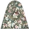 Encasa XO Ironing Board Cover 'Luxury Line' con imbottitura extra spessa (si adatta standard Large schede di 125x39 cm) Rose verdi - Sostituzione per la casa e l'hotel