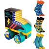 Rainbow Socks - Calzini da Roller Skates per uomo e donna - 3 paia - Taglia 41-46
