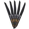 DEWALT DT2314L-QZ lame per sega universale bi-metal 2x extreme n.5 lame 2x extreme 305 x 4,2 mm per tagli veloci e grezzi su legno duro e morbido e legno con chiodi